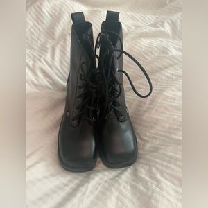 ROC Australia Heeled Lace Up Combat Boots